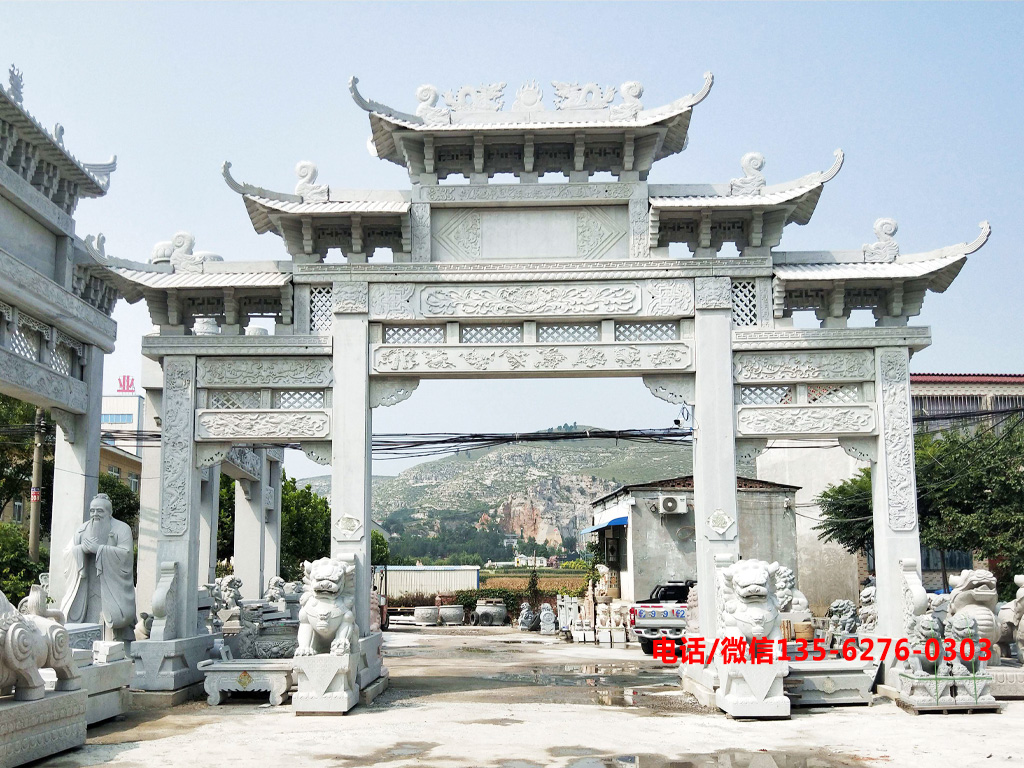 村牌坊圖片 為什么農(nóng)村要建村牌坊呢